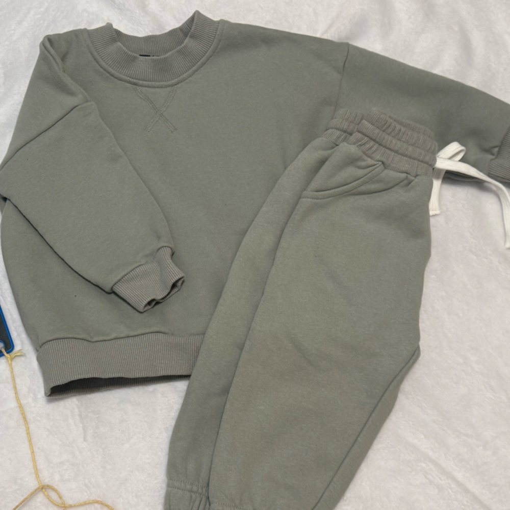 Little Bipsy Olive Jogger Set